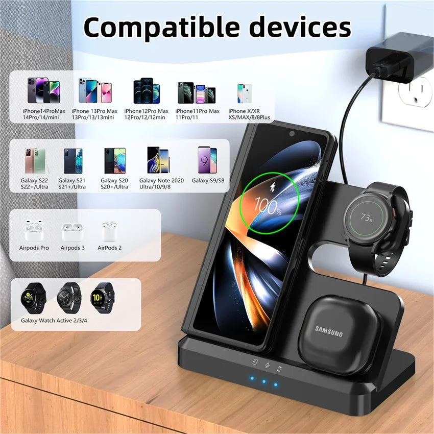 Powerstation Flex  -   3 in 1 - Samsung och Iphone